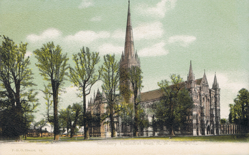 88  -  Salisbury Cathedral From S.W.