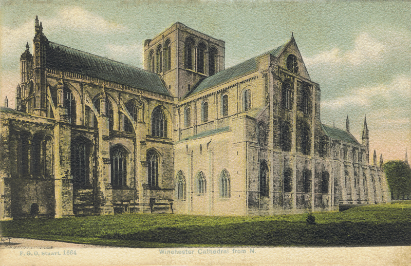 1664  -  Winchester Cathedral from N