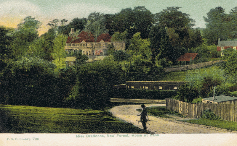 Miss Braddons New Forest Home at Bank