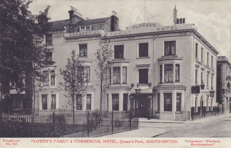 Flower's Family and Commercial Hotel, Queens Park, Southampton