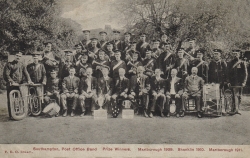   Southampton Post Office Band Prize Winners. Marlborough 1909. Shanklin 1910. Marlborough 1911.