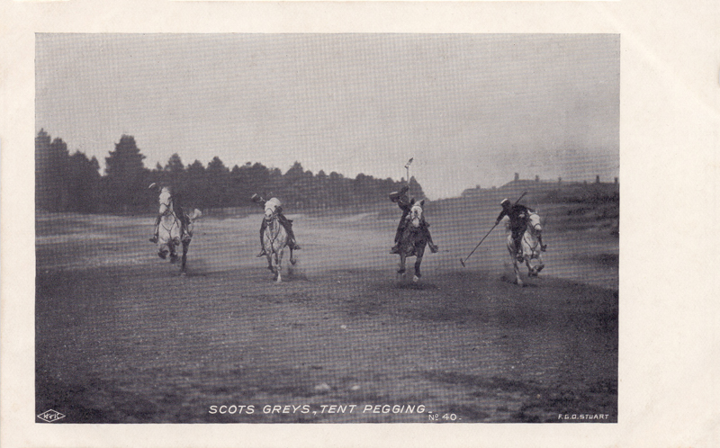 Scots Greys, Tent Pegging