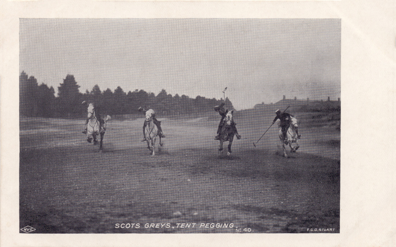 40  -  Scots Greys, Tent Pegging