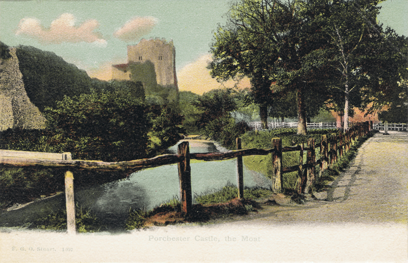 Portchester Castle, The Moat
