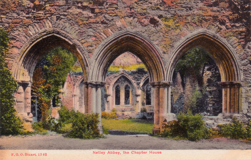 1342  -  Netley Abbey, the Chapter House