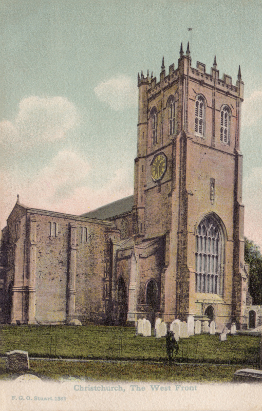 1382  -  Christchurch,  The West Front