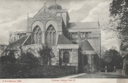 1709  -  Romsey Abbey from E.