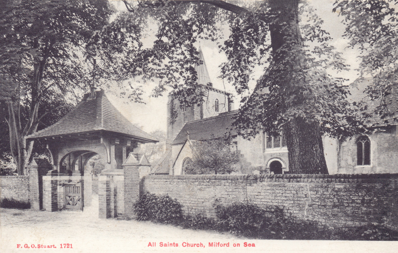 1721  -  All Saints Church, Milford on Sea