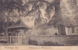 1721  -  All Saints Church, Milford-on-Sea