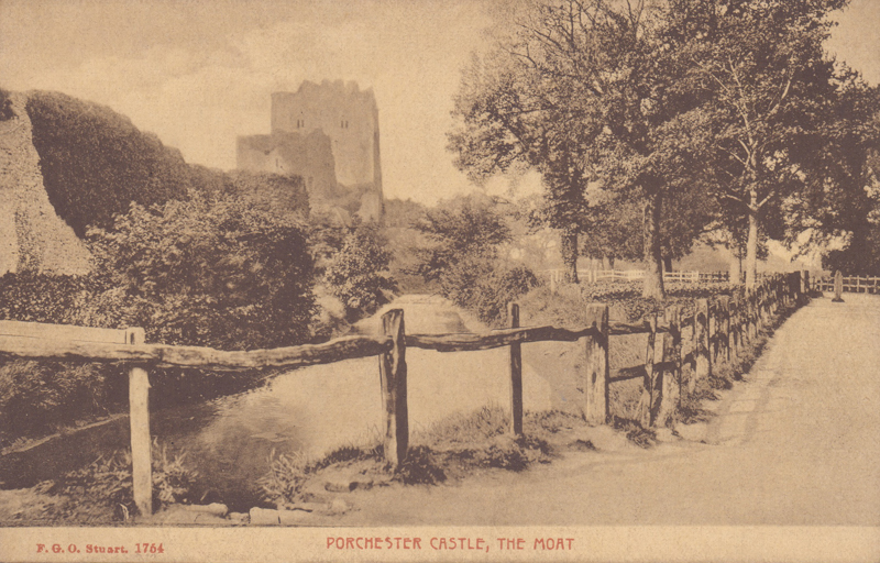 1754  -  Portchester Castle, The Moat