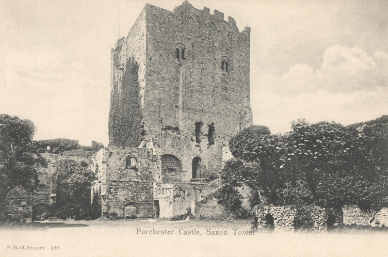 Portchester Castle, Saxon Tower