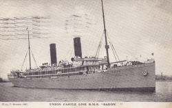 1967  -  Union Castle Line R.M.S. "Saxon"