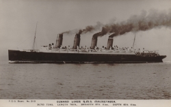 2113  -  Cunard Liner R.M.S. Mauretania.