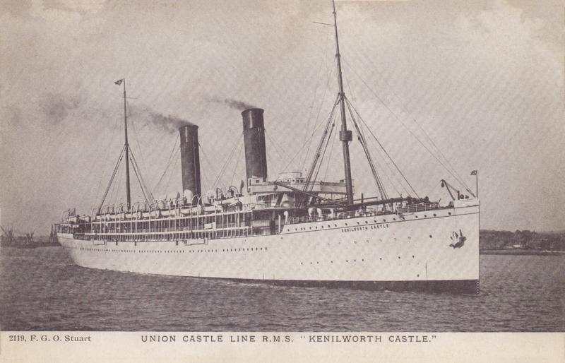 2119  -  Union Castle Line R.M.S "Kenilworth Castle"