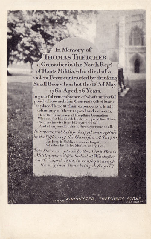 Winchester, Thetcher's Stone