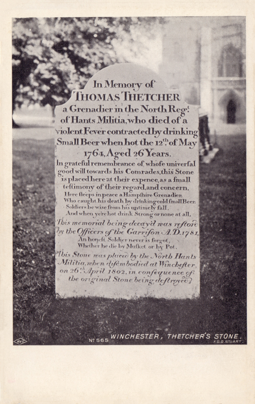 565  -  Winchester, Thetcher's Stone