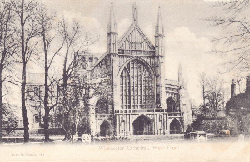 711  -  Winchester Cathedral, West Front