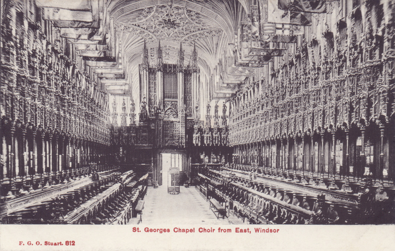 St George's Chapel Choir From East, Windsor