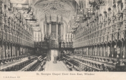 812  -  St Georges Chapel Choir from East, Windsor