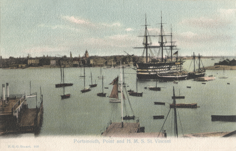 Portsmouth, Point and H.M.S. St Vincent